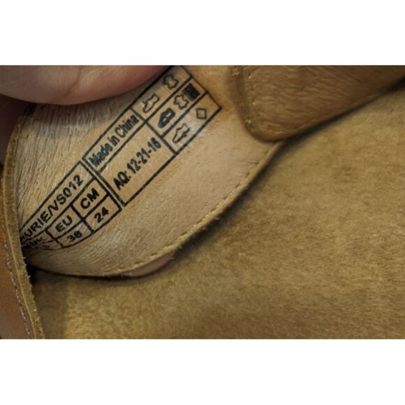 Vionic Noble Brown Laurie Wedge Sandals Tan Size 7 Comfort Beachy - Picture 13 of 15